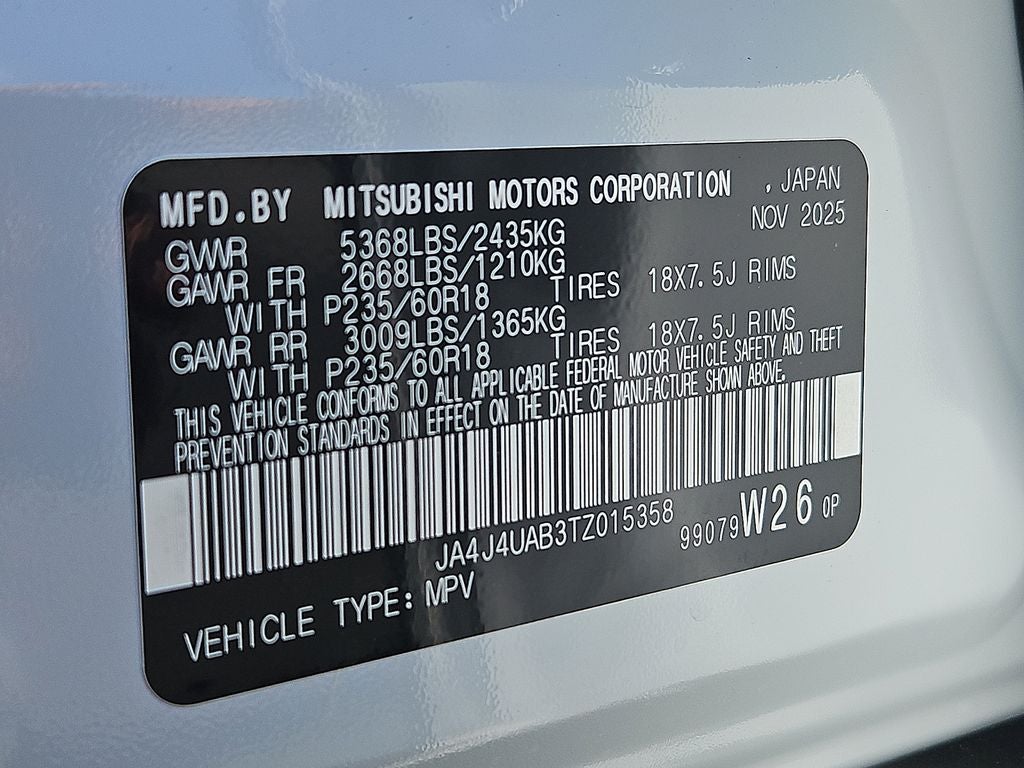 2026 Mitsubishi Outlander ES