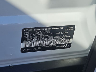 2025 Mitsubishi Outlander SE