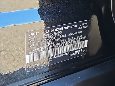 2026 Mitsubishi Outlander SE