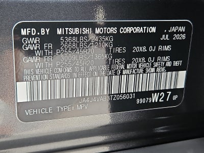 2026 Mitsubishi Outlander SE
