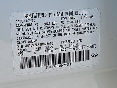 2021 INFINITI Q50 3.0t PURE