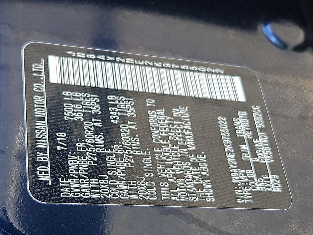 2019 Nissan Armada Platinum