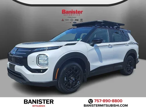 white and black new mitsubishi outlander